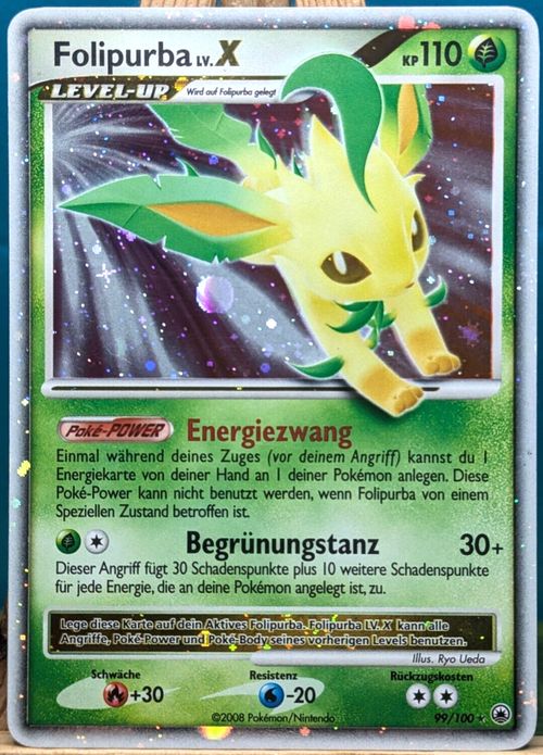 POKEMON - Majestätischer Morgen - Folipurba Lv. X - 99/100 - deutsch