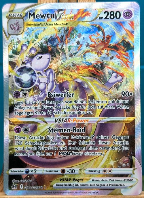 POKEMON - Zenit der Könige - Mewtu VSTAR - GG44/GG70 - deutsch